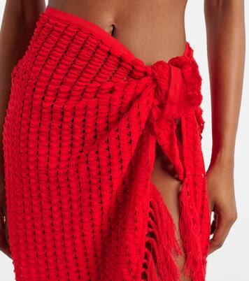 Thyri open-knit beach cover-up | Simkhai