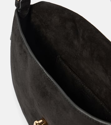 Borsa a spalla Tondo Small in suede | Savette