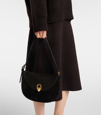 Borsa a spalla Tondo Small in suede | Savette