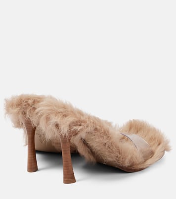Mules Mia in PVC e shearling | The Attico