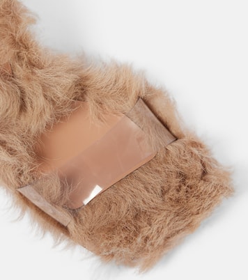 Mules Mia in PVC e shearling | The Attico