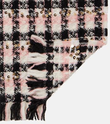 Bufanda de tweed con lentejuelas | Valentino