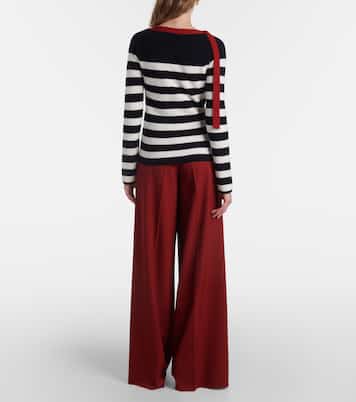 Pullover in lana vergine a righe | Max Mara