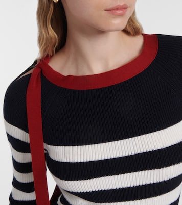 Pullover in lana vergine a righe | Max Mara