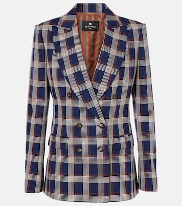 Checked wool blazer | Etro