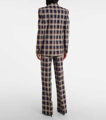 Checked wool blazer | Etro