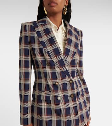 Checked wool blazer | Etro
