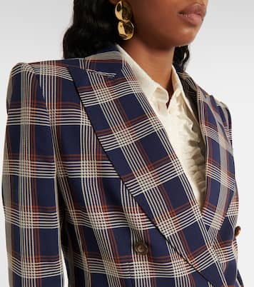 Checked wool blazer | Etro