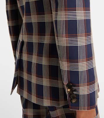 Checked wool blazer | Etro