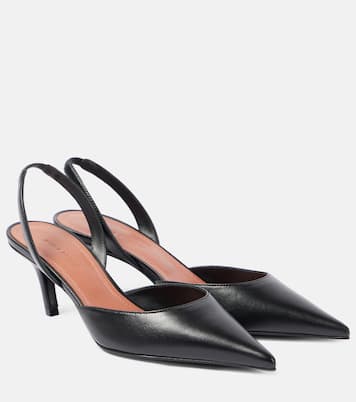 Slingback-Pumps Sofia aus Leder | Amina Muaddi
