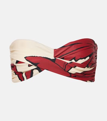 Printed bikini top | Johanna Ortiz