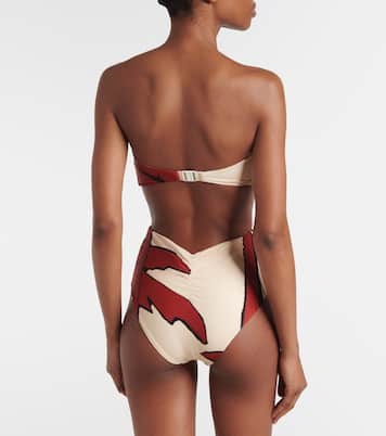 Printed bikini top | Johanna Ortiz