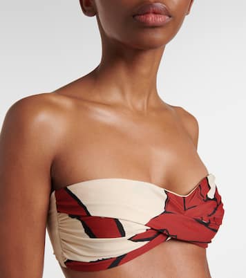 Printed bikini top | Johanna Ortiz