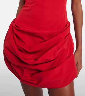 Draped poplin minidress | Magda Butrym