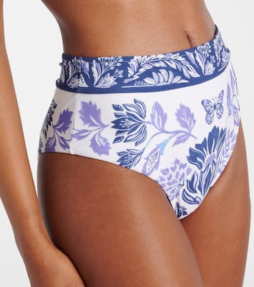 Slip bikini a vita alta con stampa floreale  | Farm Rio