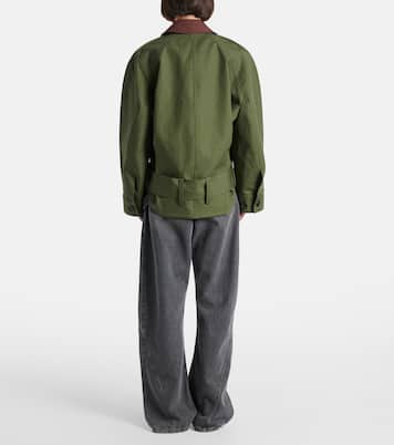 Cotton asymmetric jacket | JW Anderson