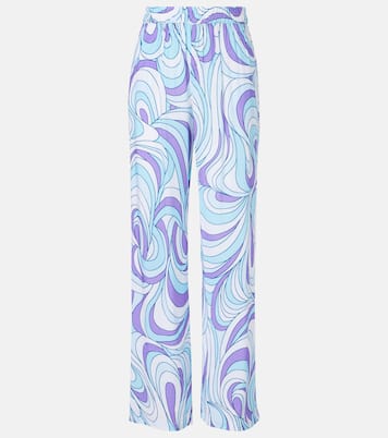 Pantaloni Olivia a gamba larga con stampa | Melissa Odabash