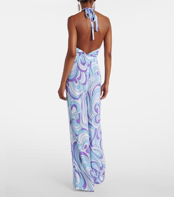Pantaloni Olivia a gamba larga con stampa | Melissa Odabash