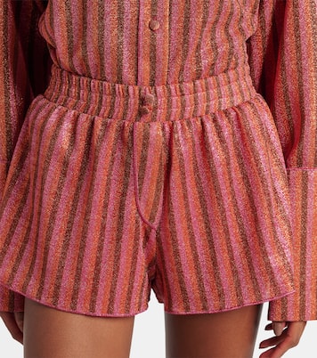 Shorts a righe con lamé | Oséree