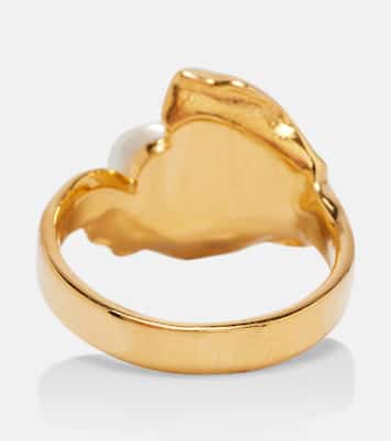Faux pearl ring | Oscar de la Renta