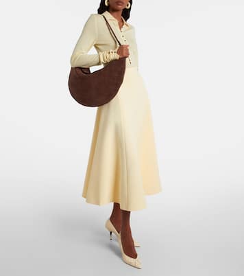 Le Calisso Medium suede shoulder bag | Jacquemus