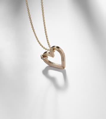 Lovebirds 14kt gold necklace with diamonds | Sydney Evan