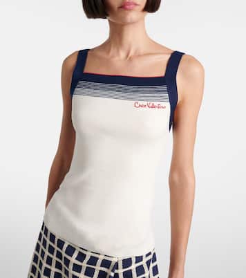 Chez Valentino virgin wool tank top | Valentino