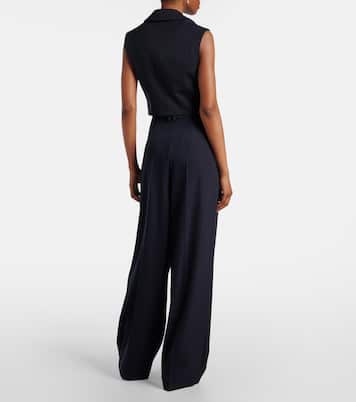 Cropped wool vest | McQueen