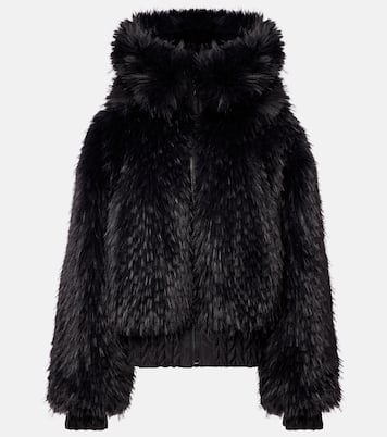 Indira reversible faux fur ski jacket | Goldbergh