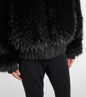 Indira reversible faux fur ski jacket | Goldbergh