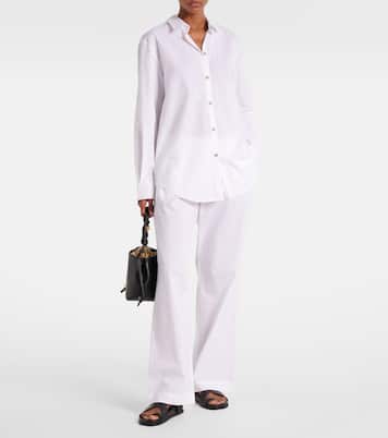 London cotton poplin shirt | Asceno
