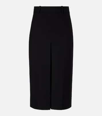 Mid-rise wool culottes | Saint Laurent