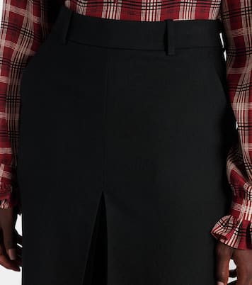 Mid-rise wool culottes | Saint Laurent