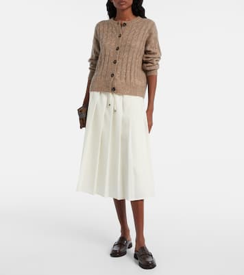 Pleated midi skirt | Brunello Cucinelli