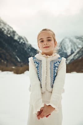 Librana embroidered denim vest | Louise Misha