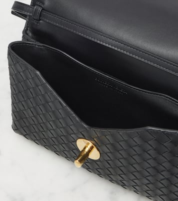 Knot Lock 인트레치아토 레더 토트 백 | Bottega Veneta