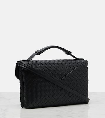 Knot Lock 인트레치아토 레더 토트 백 | Bottega Veneta