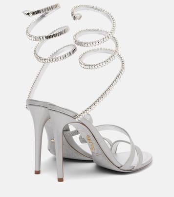 Sandales Cleo Spark 105 en cuir métallisé  | Rene Caovilla