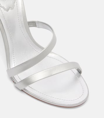 Sandales Cleo Spark 105 en cuir métallisé  | Rene Caovilla