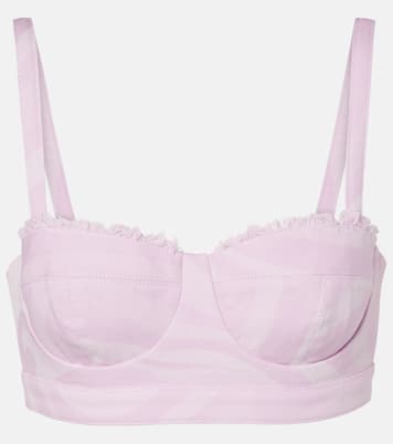 Bralette Marmo aus Denim | Pucci