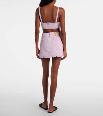 Bralette Marmo aus Denim | Pucci