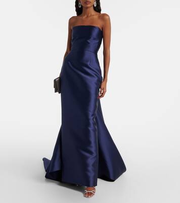 Imani strapless gown | Solace London