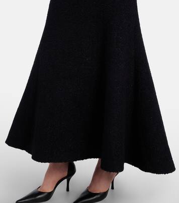 Vestido midi de punto bouclé | Self-Portrait