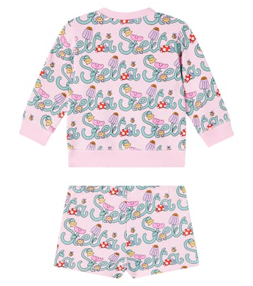 Baby Set Stella Vine aus Sweatshirt und Shorts | Stella McCartney Kids