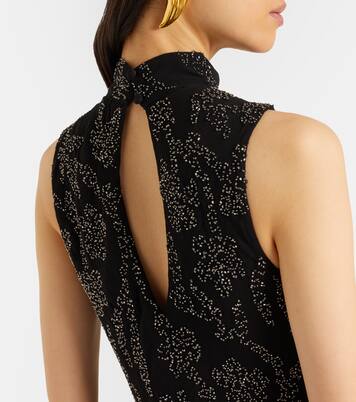 Sylven beaded georgette maxi dress | Veronica Beard