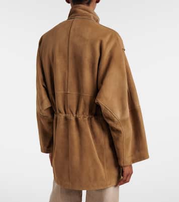 Suede field jacket | Brunello Cucinelli