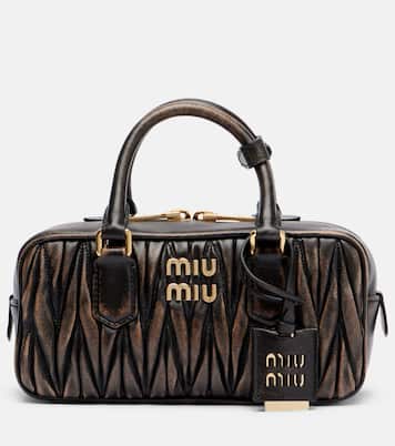 Arcadie matelassé leather tote bag | Miu Miu