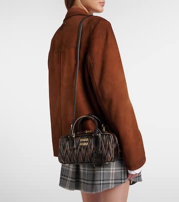 Arcadie matelassé leather tote bag | Miu Miu