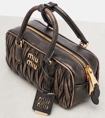 Arcadie matelassé leather tote bag | Miu Miu