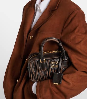 Arcadie matelassé leather tote bag | Miu Miu